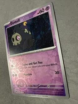 Pokemon TCG * SV Prismatic Evolutions * 35/131 Duskull C REVERSE HOLO * FRESH PK - Image 2
