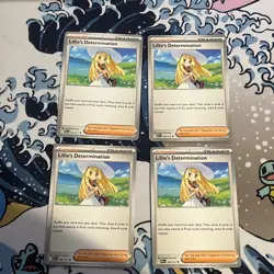 (4) Pokemon TCG Lillie’s Determination 192/217 Ascended Heroes Common NM Playset - Image 1