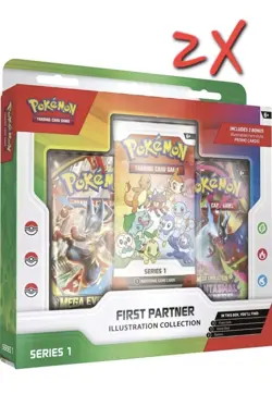 2x Pokemon TCG First Partner Illustration Collection Box Series 1 Sealed - Image 3