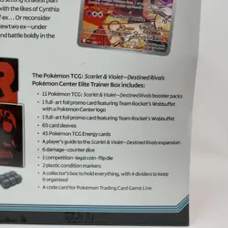 Pokemon Destined Rivals Pokemon Center Elite Trainer Box ETB - New Sealed - Image 4