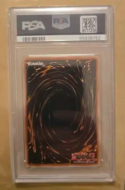 YuGiOh Mystical Elf 1st Edition LOB-E050 PSA 9 MINT Blue Eyes White Dragon 2002 - Image 2