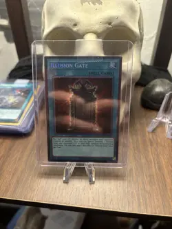 Yu-Gi-Oh! TCG Illusion Gate MZMU-EN023 1st Edition Secret Rare Near Mint - Image 1