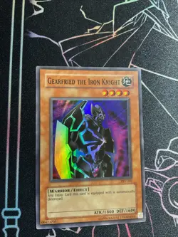YUGIOH GEARFRIED THE IRON KNIGHT SUPER RARE PSV-101 M/NM - Image 2