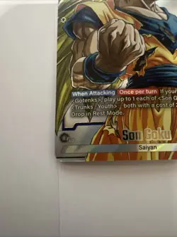 Son Goku - SB02-023 Alternate Art Manga Booster 02 Dragon Ball Fusion World TCG - Image 5