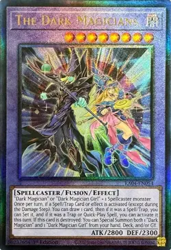 The Dark Magicians (PUR) Prismatic Ultimate Rare Quarter Century Stampede RA04-E - Image 1