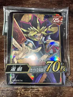 Yu-Gi-Oh Sleeves Seto Kaiba Yami Yugi Konami OCG 25th Anniversary 140 Sleeves - Image 2