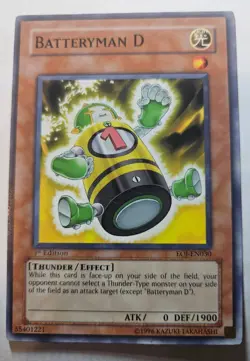 Yu-Gi-Oh! TCG Batteryman D Enemy of Justice EOJ-EN030 1st Edition Common - Image 1