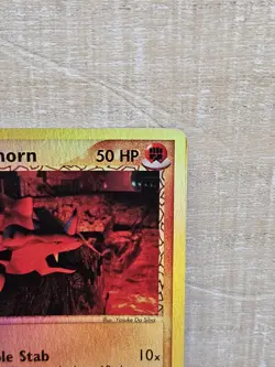 Rhyhorn 67/95 Team Magma vs Team Aqua Reverse Holo Pokemon Card TCG - Image 4