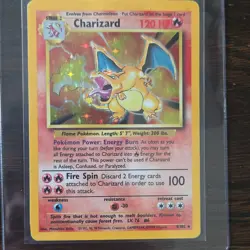 Charizard Base Set Holo Rare 4/102 Stage 2 Pokemon Card Wizards of the Coast - Image 1