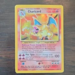 Charizard Base Set Holo Rare 4/102 Stage 2 Pokemon Card Wizards of the Coast - Image 2