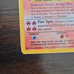 Charizard Base Set Holo Rare 4/102 Stage 2 Pokemon Card Wizards of the Coast - Image 4