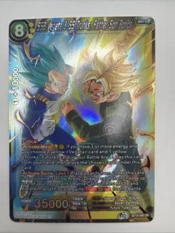 SS Vegeta & SS Trunks Father Son Bonds SR Foil Dragon Ball Super Card Game | NM - Image 1