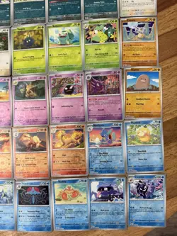 Pokemon Lot 32X Reverse Holo Cards Near Complete 151 English No Duplicates - Image 3