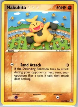 Makuhita 75/113 Non Holo Delta Species - Pokemon Card - NM - Image 1