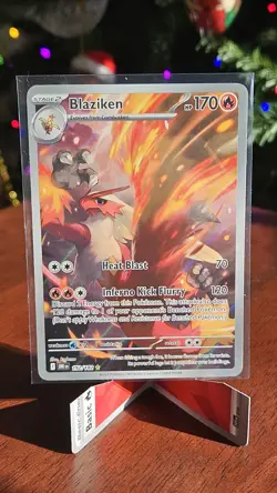 Pokemon TCG Blaziken Illustration Rare Card #192/182 Destined Rivals - Image 1