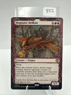 Magmatic Hellkite (Showcase) NM Foil Tarkir #301 Rare MTG - Image 4