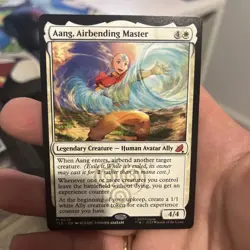 MTG Avatar the Last Airbender Eternal - Aang, Airbending Master mythic M 0074 - Image 2