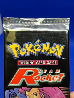 SEALED Unweighed Vintage 2000 WOTC Pokemon Team Rocket Booster Pack Jessie James - Image 3
