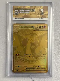Pokemon TCG Phantasmal Flames Mega Charizard X ex 130/094 ACE 9 - Image 1