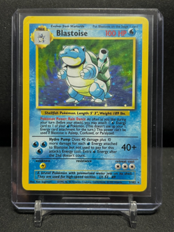 Blastoise 2/102 Holo Rare 1999 Pokemon Unlimited Base Set HP/MP - Image 3