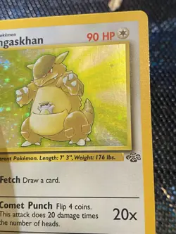 Poke mon TCG Kangaskhan Holo 5/64 Jungle Unlimited MP - Image 3
