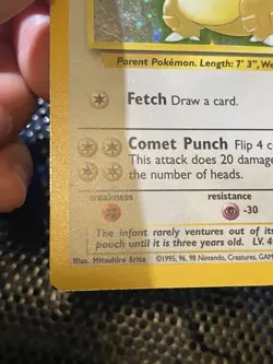 Poke mon TCG Kangaskhan Holo 5/64 Jungle Unlimited MP - Image 4