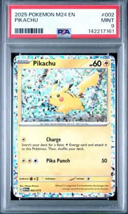 Pikachu McDonald’s Happy Meal 2025 Pokemon 002/015 - Image 1