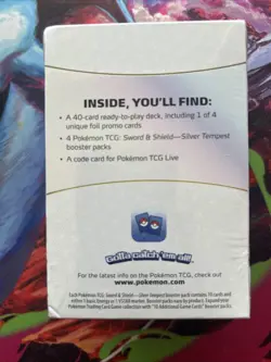 Pokemon TCG Sword And Shield Silver Tempest Build And Battle Box Sealed - Image 2