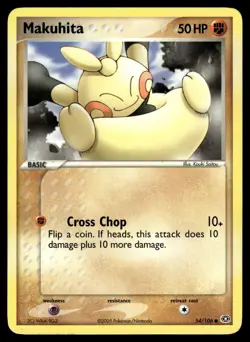 MAKUHITA - 54/106 Common Emerald Pokemon LP - Image 1