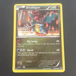 Druddigon 70/101 Regular BW: Plasma Blast Pokemon TCG LP 2013 - Image 1