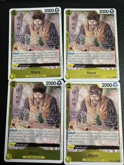 Shura OP05-106 R Awakening of The New Era OP-05 One Piece Card X4 Playset - Image 1