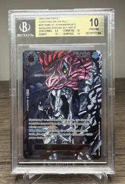2025 One Piece OP13 Special Alt Art Demon God #080 Ethanbaron V. Nusjuro BGS 10 - Image 1