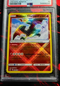PSA 10 Radiant Charizard 020/159 Crown Zenith Holo Rare Pokemon Card GEM MINT - Image 3