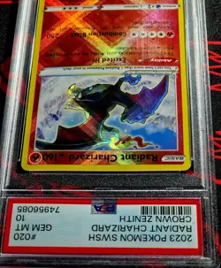 PSA 10 Radiant Charizard 020/159 Crown Zenith Holo Rare Pokemon Card GEM MINT - Image 4