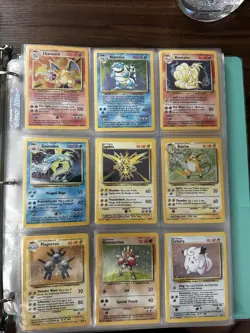 Pokemon Base Set 1st Edition Binder Lot 180 Cards Charizard Blastoise Pikachu - Image 1