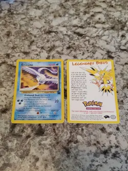 Pokemon Card Legendary Articuno #22 Vintage Black Star Promo WOTC - Image 1