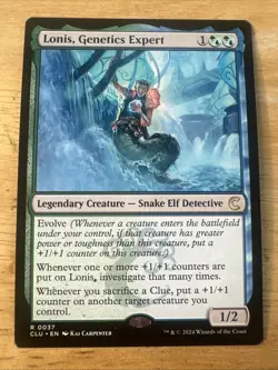 MTG Lonis, Genetics Expert NM Ravnica: Clue Edition CLU Magic Gathering card - Image 1