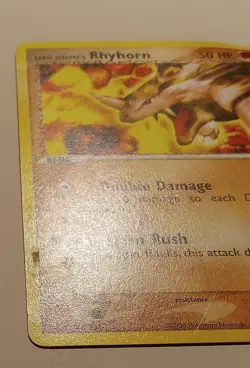 Rhyhorn Ex Uncommon 2004 Team Magma vs Team Aqua #38/95 Non Holo Pokemon Card - Image 4