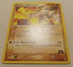 Rhyhorn Ex Uncommon 2004 Team Magma vs Team Aqua #38/95 Non Holo Pokemon Card - Image 5