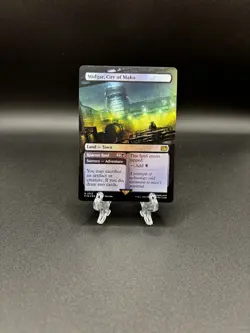 Magic The Gathering: Midgar, City of Mako #0313 (Borderless) Final Fantasy Foil - Image 1