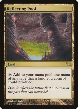 Magic The Gathering Shadowmoor Reflecting Pool #278/301 MTG LP - Image 1