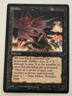 Magic the Gathering MTG Legends Hellfire LP- (Beta Bob) - Image 1