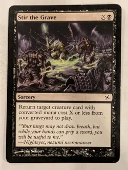Stir the Grave - Betrayers of Kamigawa Magic the Gathering MTG Nice! - Image 1