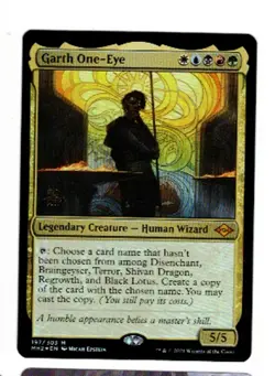 Garth One-Eye Prerelease Promo Foil Mtg NM PACK FRESH!!! - Image 1