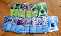 Pokemon JAPANESE SET of (13) ▪Grass/Water Types▪Spidops ex▪HOLOS ▪LP - Image 1
