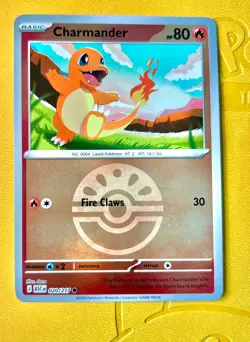 Charmander 20/217 Friend Ball Reverse Holo Ascended Heroes Pokemon TCG NM - Image 1