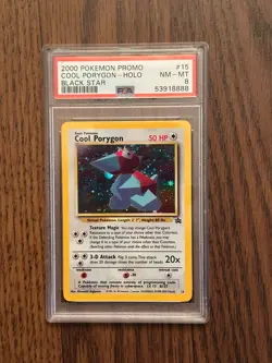 Pokemon COOL PORYGON Black Star League Promo #15 PSA 8 # 53918888 - Image 2