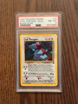 Pokemon COOL PORYGON Black Star League Promo #15 PSA 8 # 53918888 - Image 3