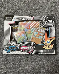 Pokemon TCG Black Bolt & White Flare Victini Illustration Collection Sealed - Image 1