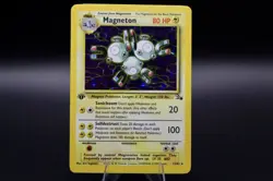 Pokemon Magneton 11/62 1st Edition Fossil Holo WOTC Vintage LP - Image 1